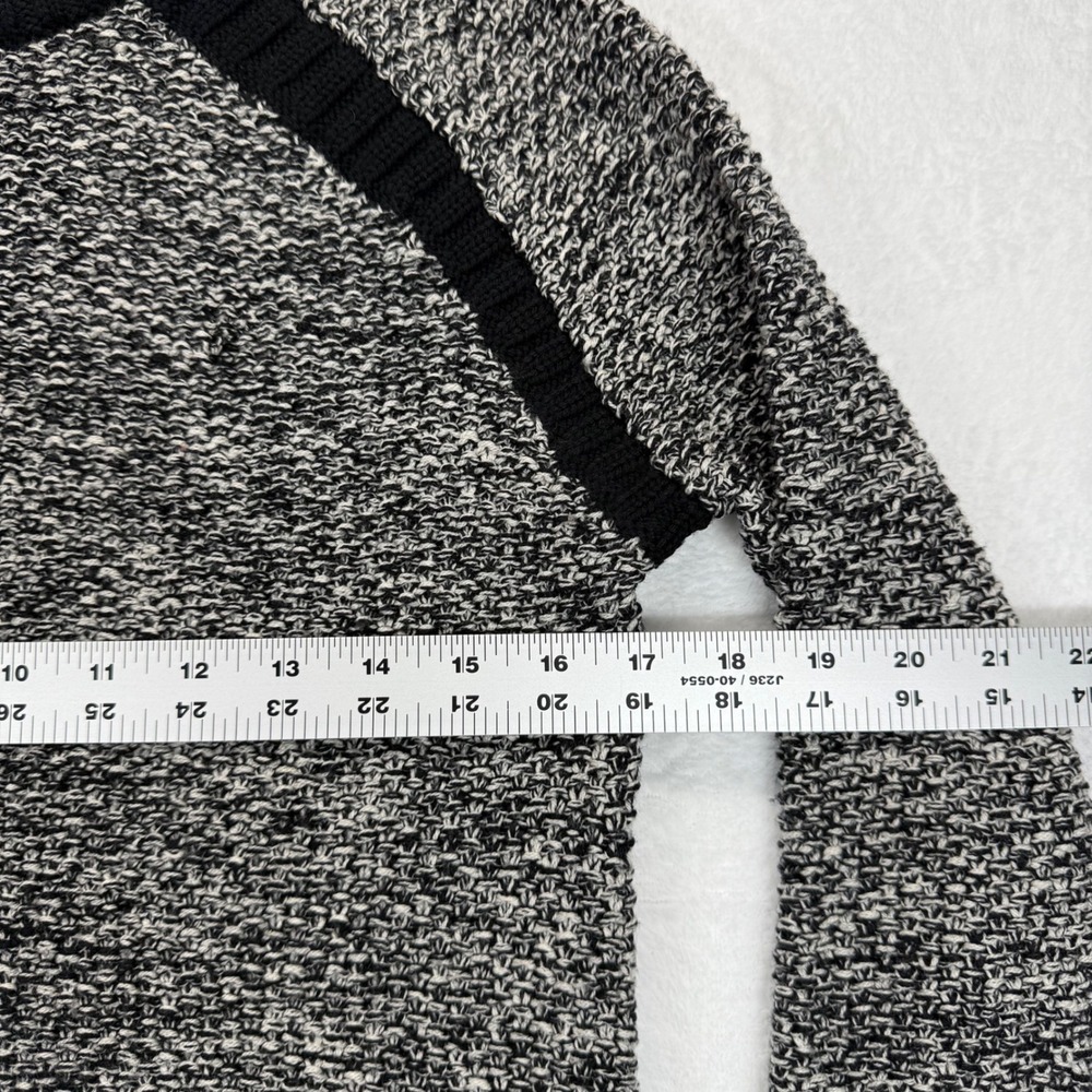 Lululemon‎ Sweater Knit Black Gray Long Sleeve Pullover Relaxed Fit Casual Sz XS - Picture 2 of 7